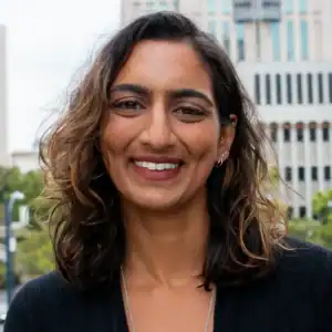 Headshot of Maya Srikrishnan
